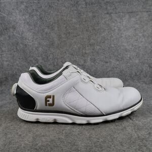 FootJoy Shoes Mens 8 Golf Pro SL BOA Spikeless Waterproof Leather Sport Athletic